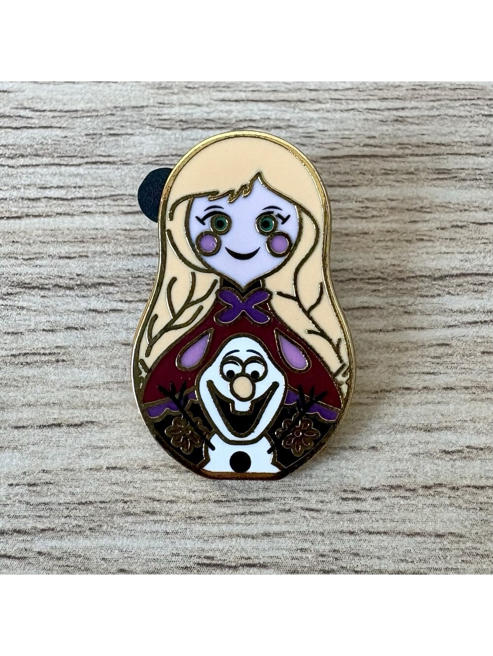 Disney Frozen Anna Olaf Nesting Dolls Mystery Pin 2014
